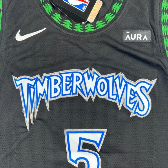 Nike Anthony Edwards #5 Minnesota Timberwolves Jersey Vintage Retro All Sizes - Picture 5 of 6